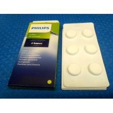 Таблетки для чистки кофемашин Philips 421944078291 от кофейного масла 6 штук