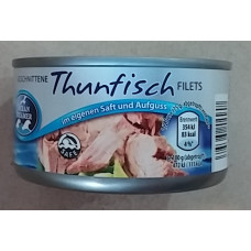 Тунец Thunfisch  в собственном соку 185gr