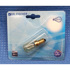 Лампочка Dr. Fischer для духовки Ariston Indesit C00076978 E14 25 Вт 230 В 25х56 мм Лампочка Dr. Fischer для духовки Ariston Indesit C00076978 E14 25 Вт 230 В 25х56 мм