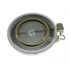 Indesit C00261917 Конфорка 2200/1000W D=230/140mm для стеклокерамической поверхности
