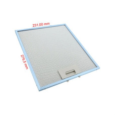 Фильтр жировой 231x276.5mm (металлический) для вытяжки AEG 4055101671 (под защелки)