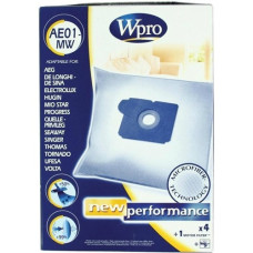 Набор мешков AE01-MW Wpro (4 шт) + фильтр для пылесоса Whirlpool 481281718608